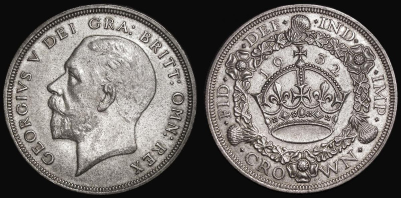 Crown 1932 ESC 372, Bull 3641 Near EF toned with a gentle edge bruise below the ...