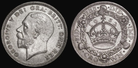 Crown 1932 ESC 372, Bull 3641 Near EF toned with a gentle edge bruise below the bust
Estimate: GBP 300 - 500