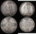 Double Florin 1888 Second I in VICTORIA an inverted 1 ESC 397A, Bull 2700 (2) the first Fine, the second Fine or better with light toning
Estimate: G...