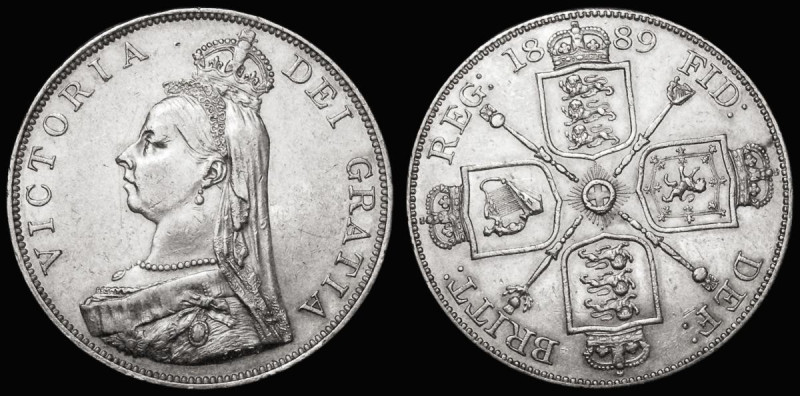 Double Florin 1889 Second I in VICTORIA an inverted 1 ESC 398A, Bull 2702 GVF
E...