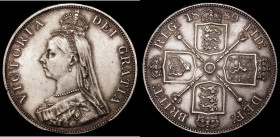 Double Florin 1889 Second I in VICTORIA an Inverted 1 ESC 398A, Bull 2702 lightly toned with some underlying lustre and some edge nicks 
Estimate: GB...
