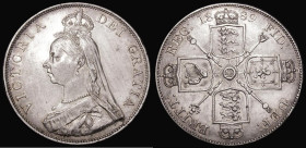 Double Florin 1889 Second I in VICTORIA an inverted 1 ESC 398A, Bull 2702 VF/GVF the obverse with some fine scratches in the fields
Estimate: GBP 60 ...