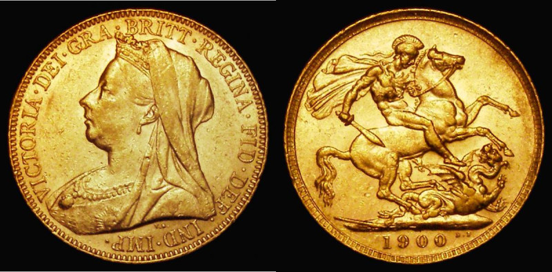 Sovereign 1900 Marsh 151, S.3874, VF/GVF with some contact marks
Estimate: GBP ...