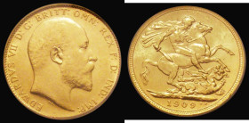 Sovereign 1909C Marsh 184 EF in an LCGS holder and graded LCGS 65, Rare with a mintage of just 16,300 pieces
Estimate: GBP 500 - 600