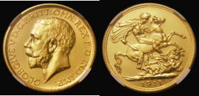 Sovereign 1911 Proof S.3996 in an NGC holder and graded PF63
Estimate: GBP 1600 - 2000