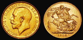 Sovereign 1918C Marsh 226, S.3997, EF with some light contact marks 
Estimate: GBP 350 - 500