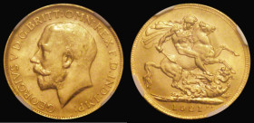 Sovereign 1921P Marsh 260, S.4001 in an NGC holder and graded MS63
Estimate: GBP 480 - 550