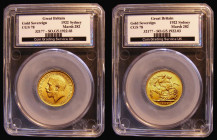 Sovereign 1922 Sydney Marsh 282 Unc or near so and graded 78 by CGS and in their holder, a rare and seldom offered date
Estimate: GBP 13000 - 15000
