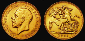 Sovereign 1931M Marsh 249, S.4000 EF Rare, rated R2 by Marsh 
Estimate: GBP 550 - 650