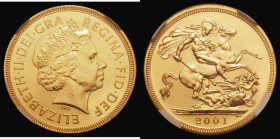 Sovereign 2001 S.SC4 in an NGC holder and graded MS67
Estimate: GBP 430 - 480