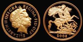 Sovereign 2008 S.SC4 Gold Proof FDC/nFDC retaining almost full mint brilliance, uncased, in capsule, with no certificate
Estimate: GBP 300 - 450
