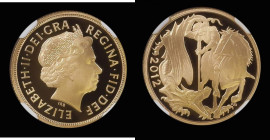 Sovereign 2012 Queen Elizabeth II Diamond Jubilee S.SC8 Gold Proof in an NGC holder and graded PF70 Ultra Cameo 
Estimate: GBP 1600 - 2000