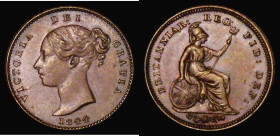 Third Farthing 1844 Large G in REG Peck 1606 UNC and nicely toned, the reverse with minor cabinet friction
Estimate: GBP 40 - 80