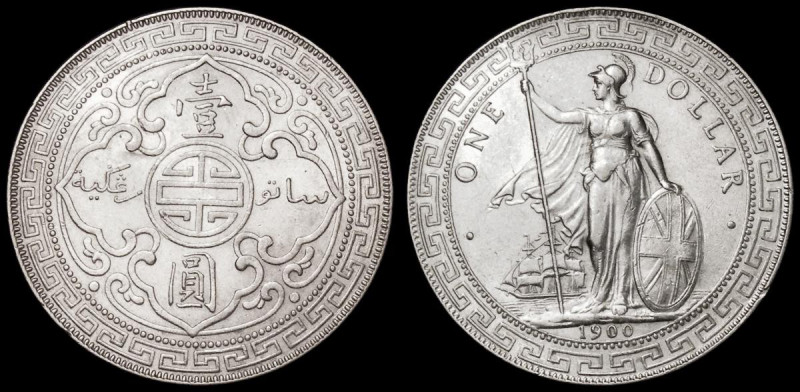 Trade Dollar 1900B KM#T5 About EF/EF with some rim nicks
Estimate: GBP 160 - 20...