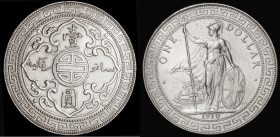 Trade Dollar 1911B KM#T5 EF and lustrous with a small edge nick
Estimate: GBP 140 - 180