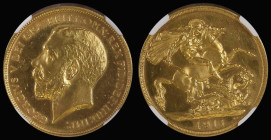 Two Pounds 1911 Proof S.3995, Marsh T44 in an NGC holder and graded PF62, this the only Two Pound Gold issue for George V and always a sought after is...