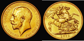 Two Pounds 1911 Proof, Marsh T44, S.3995 UNC with some contact marks and hairlines, the only George V Gold Two Pounds issue
Estimate: GBP 2300 - 2800