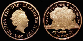 Two Pounds 2016 350th Anniversary of the Great Fire of London S.K42 Gold Proof FDC in capsule, uncased without certificate
Estimate: GBP 850 - 950