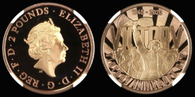 Two Pounds 2020 75th Anniversary of VE Day S.K59 in an NGC 'First Releases' holder GEM PROOF
Estimate: GBP 850 - 950