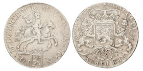 Dukaton of zilveren rijder. Holland. 1789. Zeer Fraai -.