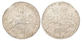 Dukaton of zilveren rijder. Zeeland. 1790. Zeer Fraai.