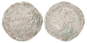 Leeuwendaalder op stedelijke muntslag. Zwolle. 1647. Fraai / Zeer Fraai.