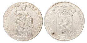 3 gulden - Generaliteits. Utrecht. 1795. Prachtig +.