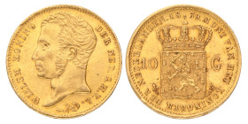 10 gulden. Willem I. 1839. Prachtig.