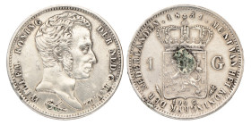 1 Gulden . Willem I. 1831. Zeer Fraai.