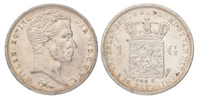 1 Gulden. Willem I. 1832. Zeer Fraai.