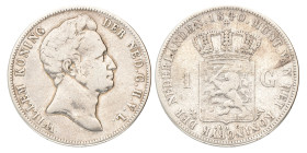 1 Gulden. Willem I. 1840. Fraai.