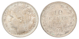 10 Cent. Wilhelmina. 1903. UNC -.