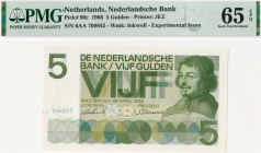 Nederland. 5 gulden. Bankbiljet. Type 1966. Type Vondel I. - UNC.