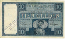Nederland. 10 gulden . Bankbiljet. Type 1924. Type Zeeuw meisje. - Zeer Fraai +.