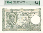 Belgium. 1000 francs. Banknote. Type 1939-1944. - UNC.