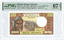 Djibouti. 1000 francs. Banknote. Type 1979. - UNC.
