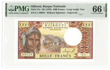 Djibouti. 1000 francs. Banknote. Type 1979. - UNC.