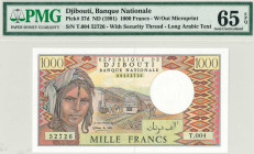 Djibouti. 1000 francs. Banknote. Type 1991. - UNC.