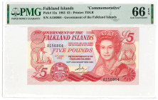 Falkland Islands. 5 pounds. Banknote. Type 1983. - UNC.