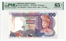 Malaysia. 100 ringgit. Banknote. Type 1989. - UNC.