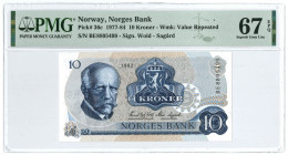 Norway. 10 kroner. Banknote. Type 1977-1984. - UNC.