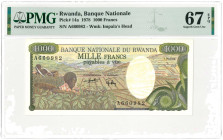 Rwanda. 1000 francs. Banknote. Type 1978. - UNC.