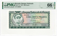 Rwanda. 500 francs. Banknote. Type 1974. - UNC.