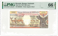 Rwanda. 500 francs. Banknote. Type 1978. - UNC.
