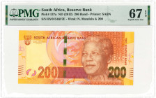 South Africa. 200 rand. Banknote. Type 2012. Type N. Mandela. - UNC.
