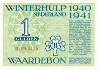 Nederland. 1 gulden. Waardebon. Type 1940-1941. Type Hengelo. - UNC.