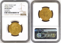 France 40 Francs 1830 A. NGC UNC Details
Paris mint, KM721.1, F#545.1; Charles X. Gold (.900) 12,9 g ; Mintage: 354436