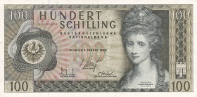 Austria 100 Shilling 1969 ( 1981 ) Pick#146 UNC
Pick#146 UNC