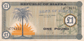 Biafra 1 Pound 1967 Pick#2 VF
Pick#2 VF