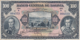 Bolivia 100 Bolivianos 1928 Pick#125 VF
Pick#125 VF